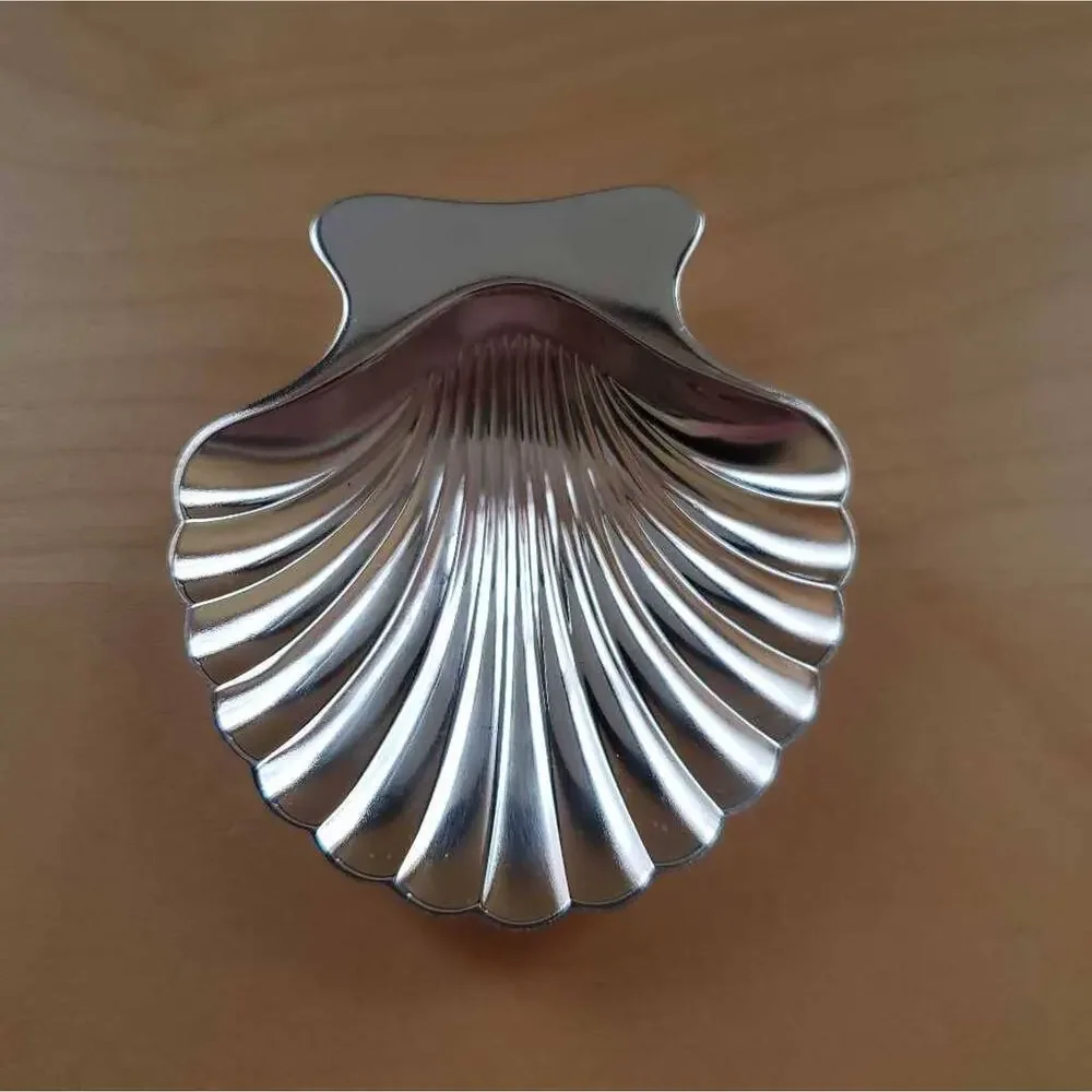 Tiffany & Co Clam Sea Shell Dish Sterling Silver Footed Collectible Decor